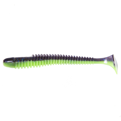 Силиконовая приманка Kaida Salmon 4.6" 12cm 8g Blue/Green-6tails HT#010