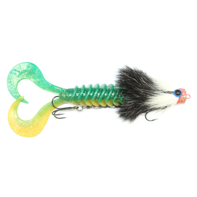 Приманка RSK Fishing MAUS XL (диаметр головы 20,5 mm) 23см 75гр тело цвет 017 бело-черная голова