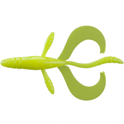 Силиконовая приманка RiverCat Hobbit 90 цвет 102 UV Chartreuse (90 мм, 7 шт./уп.)