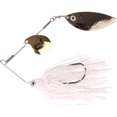Спиннербейт Savagear TI-Flex SpinnerBait 12.5cm 24g Holo White Gold silver 48626