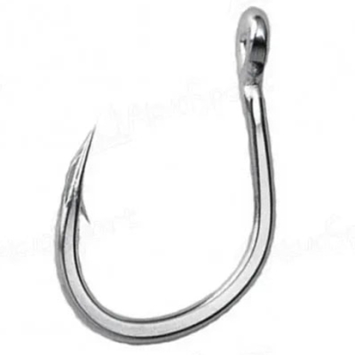Крючок Harbor Jigging Hook SJ-51 размер 9/0, цвет NI, упаковка 4 штуки