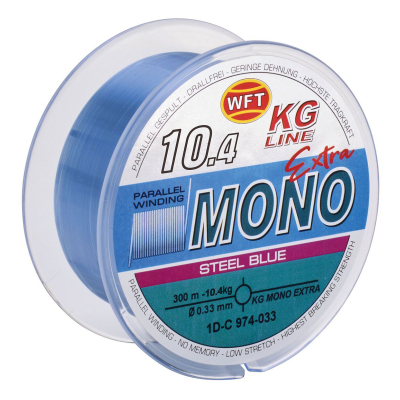 Леска монофильная WFT KG Mono Extra Steel Blue 300/033
