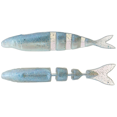 Эластичная приманка Lake Fork Live Magic Shad 5.5" цв. BlueBHerr