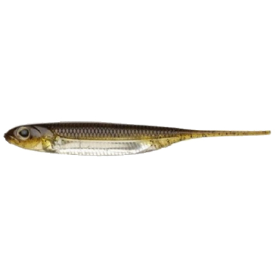 Силиконовая приманка Fish Arrow Flash J 3" цв. 01 GP/Silver