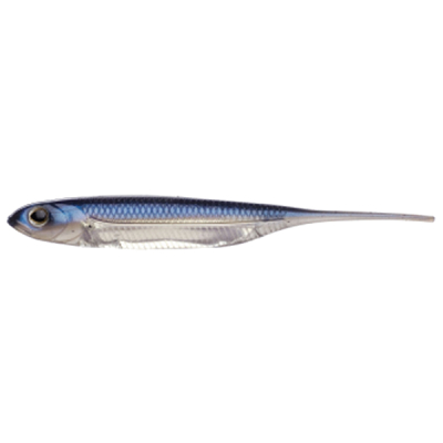 Силиконовая приманка Fish Arrow Flash J 4" цв. 04 Problue/Silver