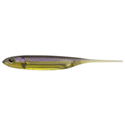 Силиконовая приманка Fish Arrow Flash J 4" цв. 05 Purple Weenie/Silver