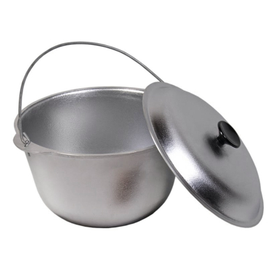 Казан походный с крышкой д.240 объем 4 л Силумин (БКД04)