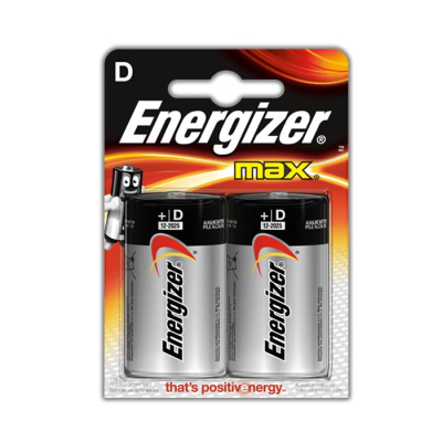 Батарейки Energizer MAX D/LR20 1.5V (2шт)