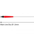 Монтаж на сома Mikado Set III Big Bait Ready Rig (200см, попл.20г, тройник №3/0) (HIC095-3/0)