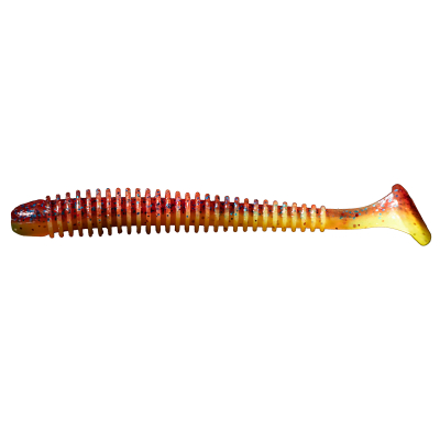 Силиконовая приманка Keitech Swing Impact 2.5" - EA#15 Grape Chart Red FLK