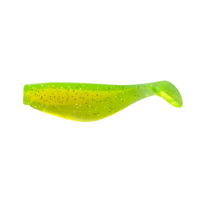 Виброхвост Sprut Chairo 60mm/3.5g/TY (Transparent-Yellow) (7шт)