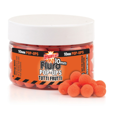 Бойлы плав. Dynamite Baits Fluro Pop-Ups 10мм. Tutti Frutti (DY559) (фруктовая смесь)