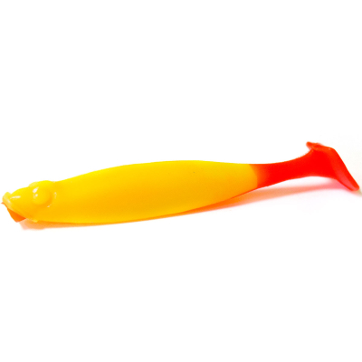 Силиконовая приманка Boroda Baits Anchous 75мм цвет СЫРНЫЙ/КРАСНЫЙ (Cheesy/Red)