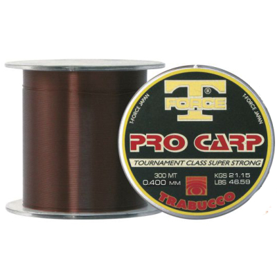 Леска Trabucco T-Force Pro Carp, Dark Brown 300m - 0.250mm 8.36kg