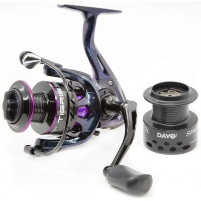 Катушка безынерционная Dayo Tigrus (230503-40), в комплекте две шпули