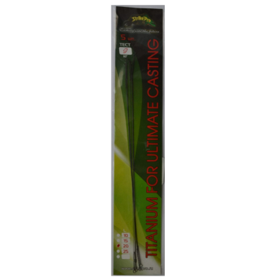 Поводки титановые струна Strike Pro 0,40мм. 20см. 12кг. 5шт (9924775)