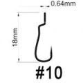 Офсетный крючок Crazy Fish Offset Joint Worm Hook OJWH-10 8шт