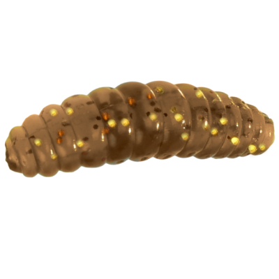 Силиконовая приманка личинка гусеницы Mikado Trout Campione Garlic 2.0см цв. 004 (1уп.- 15шт.)