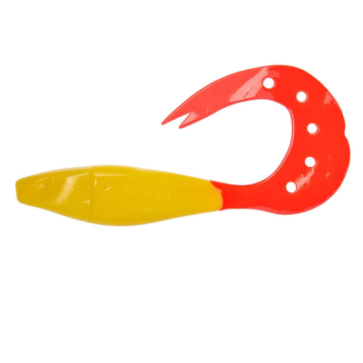 Силиконовая приманка Helios Kasandra 4,29"/10,9 см Yellow RT 5шт. (HS-34-038)