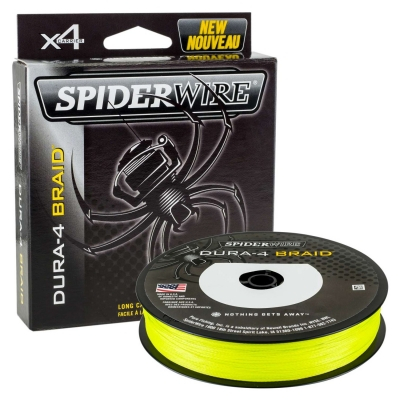 Леска плетеная Spiderwire Dura 4 Yellow 150m ESD4Y-DURA4 0.35mm/35.0kg-77LB (1450411)