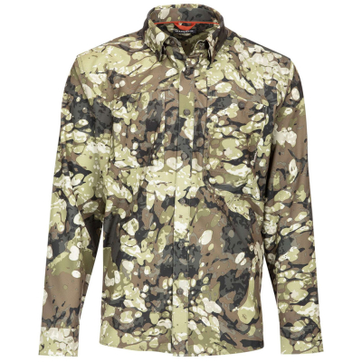 Рубашка Simms Double Haul LS Shirt, Riparian Camo, L