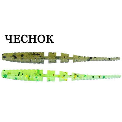 Силиконовая приманка Crazy Fish Polaris 1.2" 61-30-16/20-5 чеснок цв. watermelon (арбуз) / kiwi (киви)