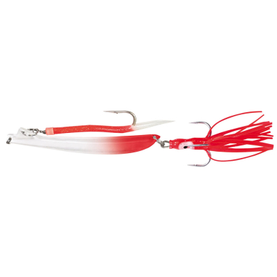 Пилькер Bottom Strike BiColor Pilk 1000g #2 White-Fl.Red/GLOW #10/0