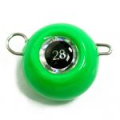 Груз крашеный разборная чебурашка "ШАР" 28 гр., цвет 15-зеленый люминофор GCR(B)C-28-15 10 шт