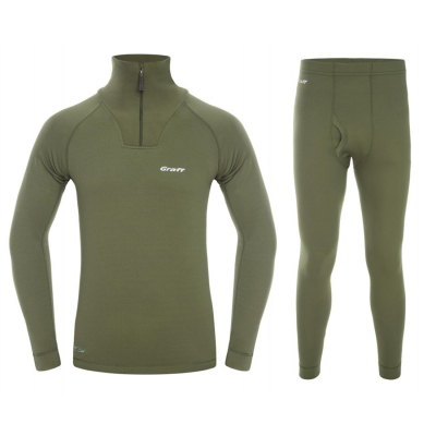 Термобелье комплект Graff (оливковый) 900/902 р. XS