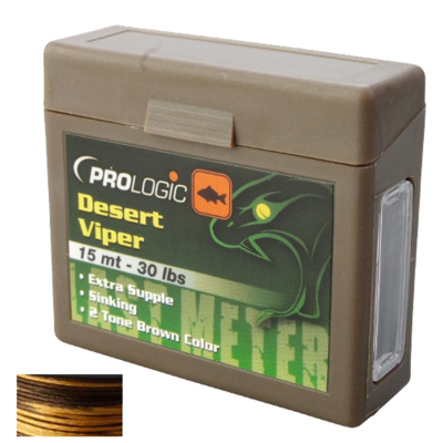 Поводковый материал Prologic Desert viper 15m 15lbs slow sinking 44702