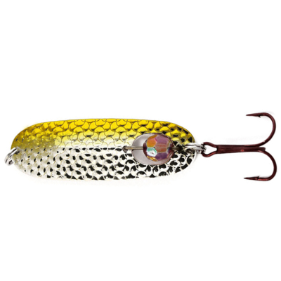 Блесна колеблющаяся Garry Angler Eclips 8.5g, 57mm. цвет #Half Silver/Half Gold