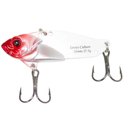 Блесна Цикада Grows Culture VIB 35mm цвет #07 - Red Head