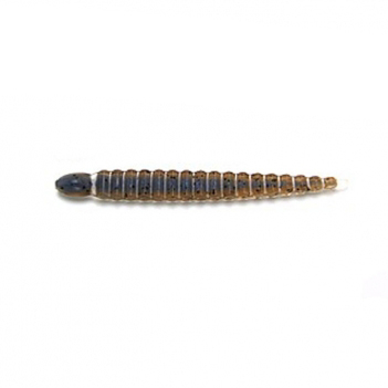 Силиконовая приманка Keitech Custom Leech 3" цв. 111C Cinnamon PP / Blue Neon
