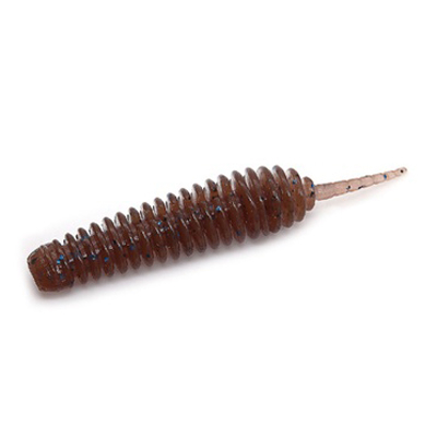Силиконовая приманка Rampage DeathAdder 2" цв. #040 - Cinnamon Black Blue Flake