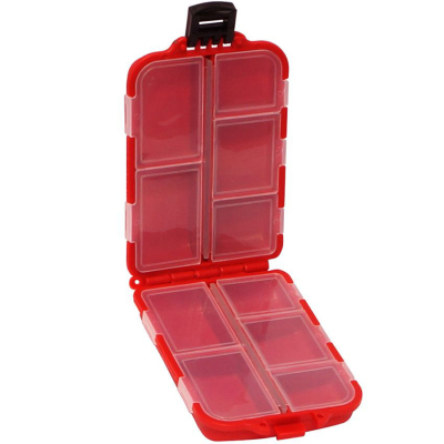 Коробка-раскладушка Kosadaka "Портсигар" TB-S14-R, 8.5*5*2см для мелочей, красная