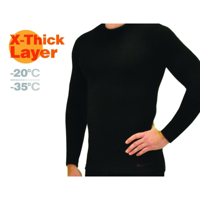 Фуфайка мужская Mottomo X-Thick Layer 2XL черный