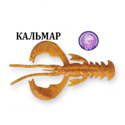 Силиконовая приманка Crazy Fish Nimble 3.2" 72-80-9-6-F кальмар цв. caramel (карамель)