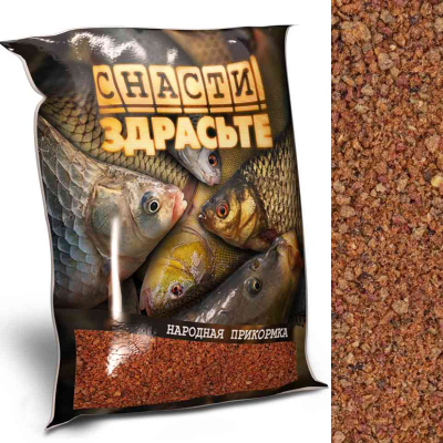 Прикормка «СНАСТИ ЗДРАСЬТЕ!» (народная) Фидер для течки, 6920