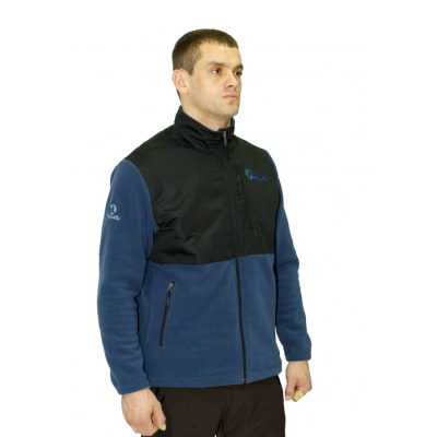 Джемпер Aquatic КФ-04 (флис, темно-синий / черный, размер XXL)