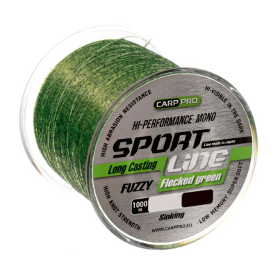 Леска Carp Pro Sport Line Flecked Green 1000м 0,335мм