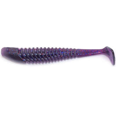 Силиконовая приманка Boroda Baits Yakudza 70мм цвет ФИОЛЕТОВЫЙ (Violet)