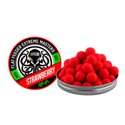 Бойлы FFEM Pop-Up Strawberry 12mm