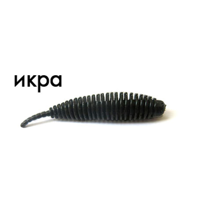 Мягкая приманка Trout Zone Plamp 2,5" черный икра