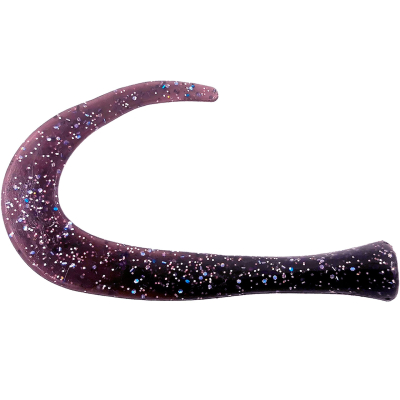 Хвост силиконовый для Strike Pro Guppie, цвет: фиолетовый с блестками 3шт (9931771)