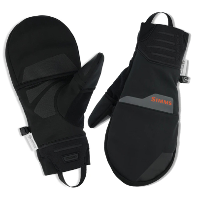 Рукавицы Simms Windstopper Foldover Mitt, Black, S