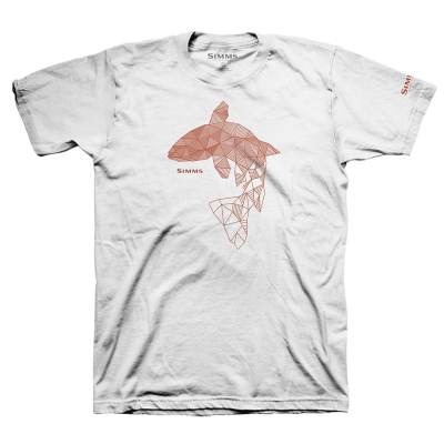 Футболка Simms Prism Trout T-Shirt, White, XXL