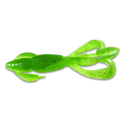Силиконовая приманка Keitech Crazy Flapper 4.4" - #424 Lime Chartreuse