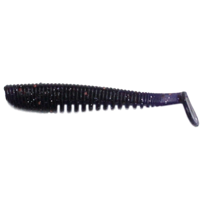 Силиконовая приманка Yaman Pro Legend Minnow 4" цвет #08 - Violet (уп.5 шт)