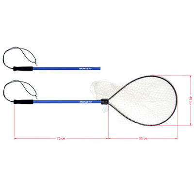 Подсак спиннинговый разборный Nautilus NLN085540 55*40см ручка 75см