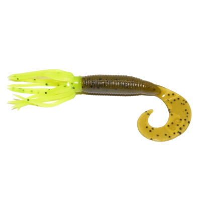 Силиконовая приманка Gary Yamamoto Hula Grub FS 4" 101мм. 4,4гр. (10шт./уп.) цв. №297-156